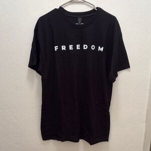 Freedom Charlie Kirk T-Shirt (Black)